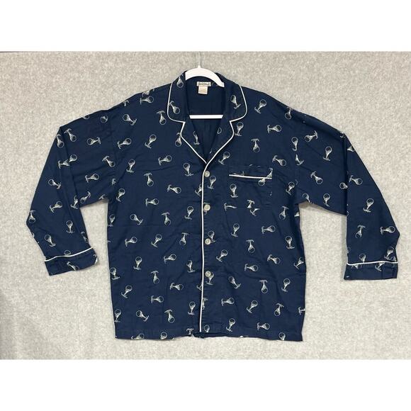 Bed Head Men's XL Flannel Pajama Set Golf Made in USA golf balls tee pj set pant - Picture 2 of 7